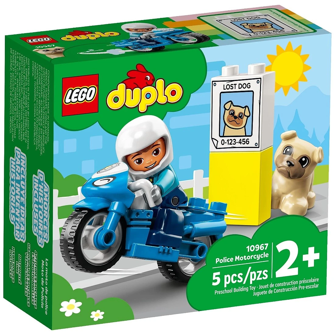 Lego 樂高 Duplo 得寶 10967 警察摩托車