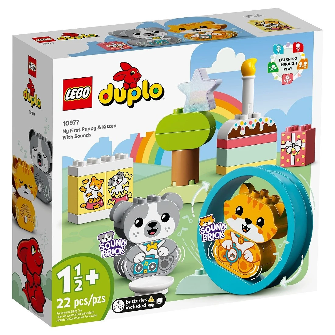 Lego 樂高 Duplo 得寶 10977 我的第一支有聲小狗和小貓