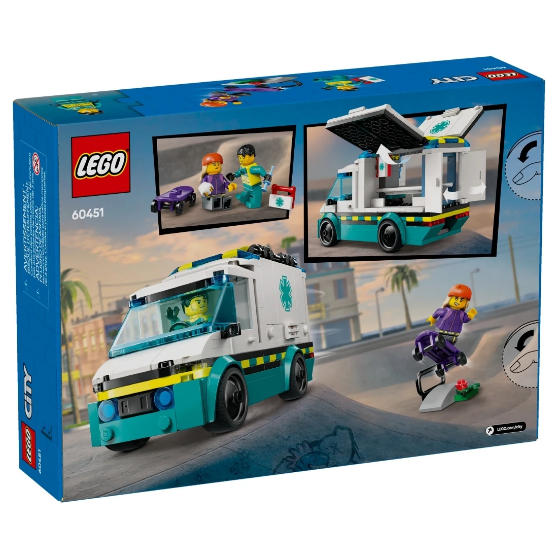 Lego 樂高 City 城市 60451 緊急救護車