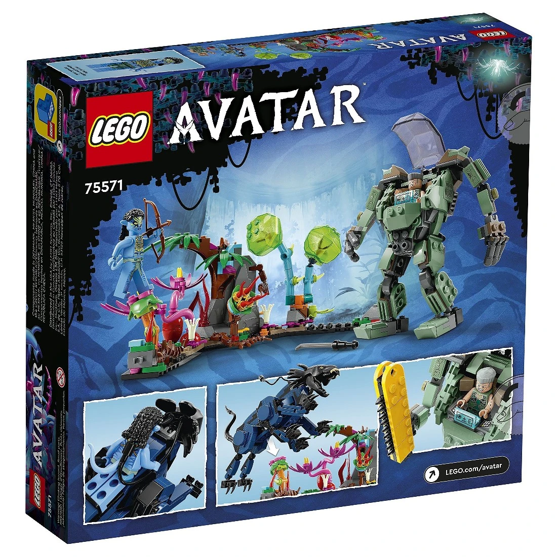 Lego 樂高 Movie 電影 75571 Avatar 阿凡達 奈蒂莉與死神獸 VS 柯邁斯AMP裝甲