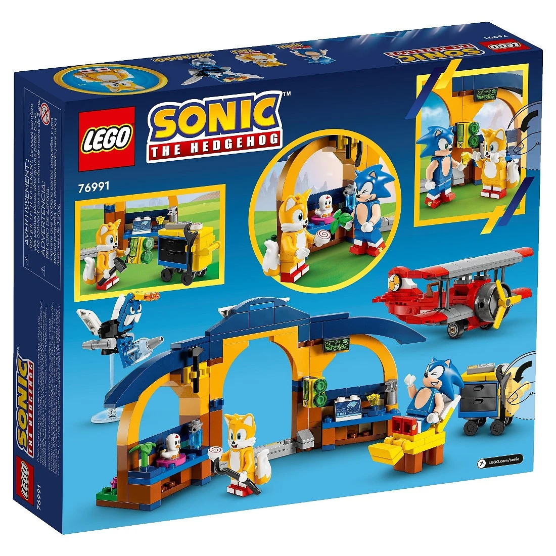 Lego 樂高 Movie 電影 76991 Sonic 音速小子 Tails 工作室和龍捲風飛機