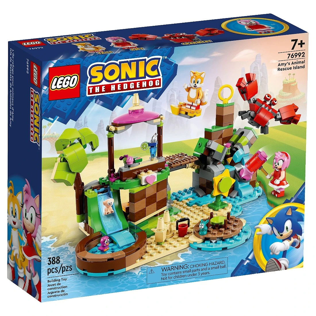 Lego 樂高 Movie 電影 76992 Sonic 音速小子 艾米的動物救助島