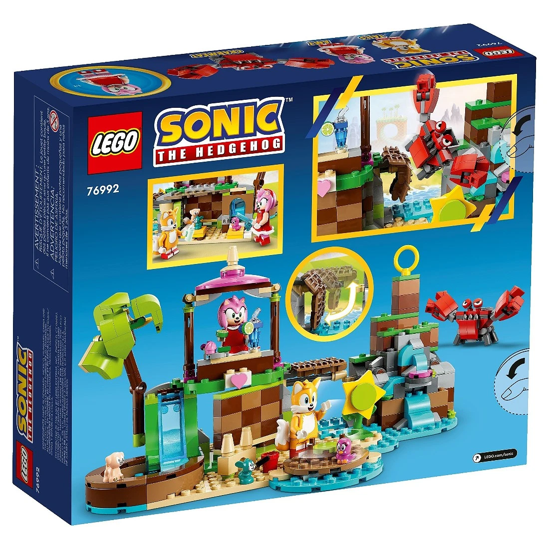 Lego 樂高 Movie 電影 76992 Sonic 音速小子 艾米的動物救助島