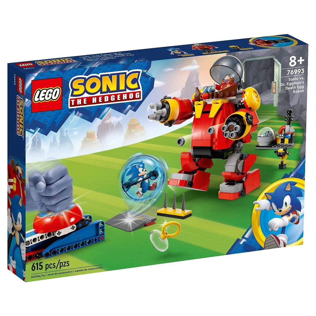 Lego 樂高 Movie 電影 76993 Sonic 音速小子 索尼克 vs 蛋頭博士 DeathEgg 機器人