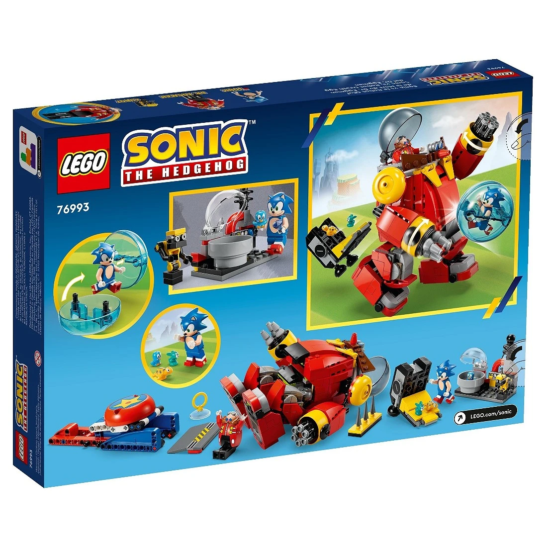 Lego 樂高 Movie 電影 76993 Sonic 音速小子 索尼克 vs 蛋頭博士 DeathEgg 機器人