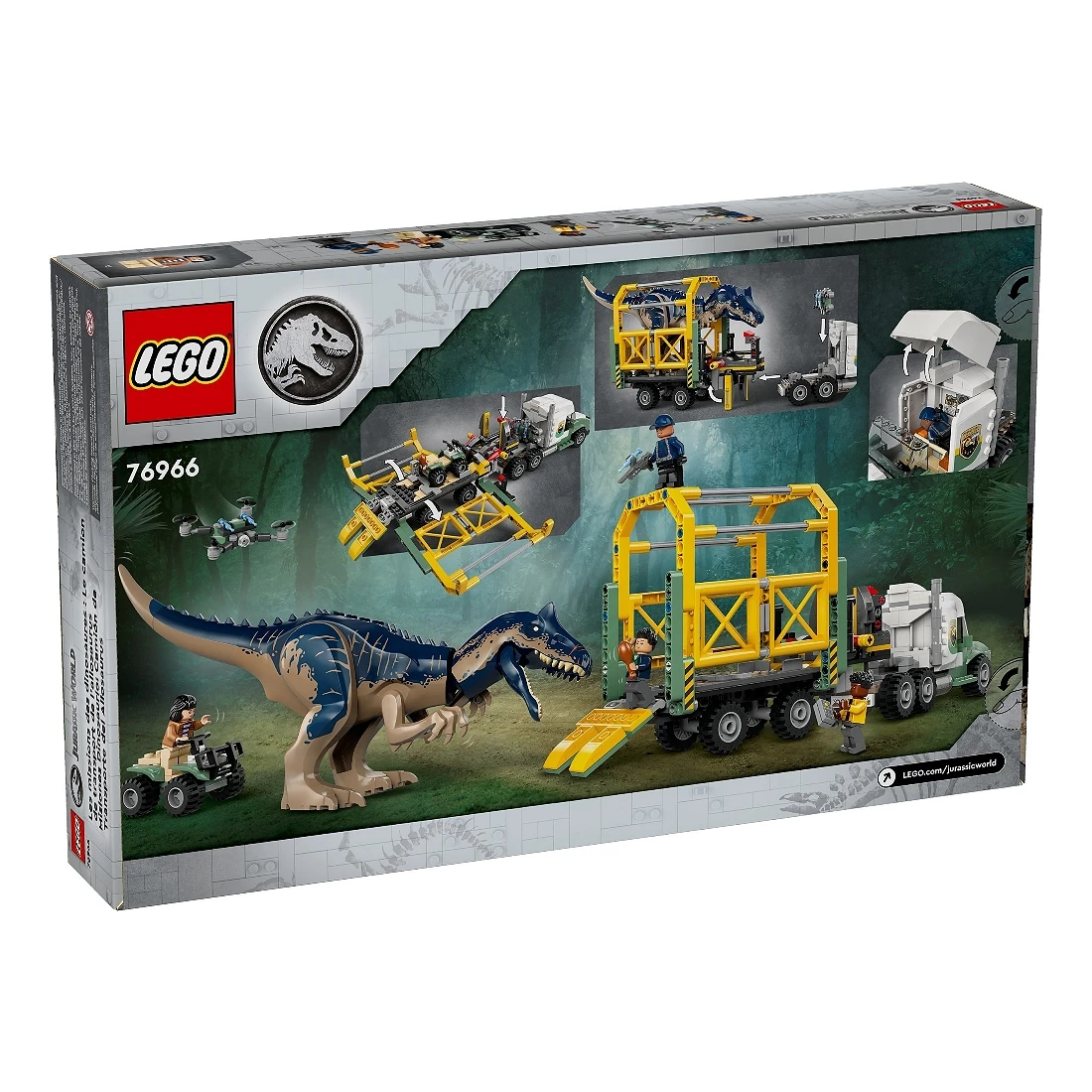 Lego 樂高 Movie 電影  76966 侏儸紀世界 恐龍任務 異特龍運輸卡車
