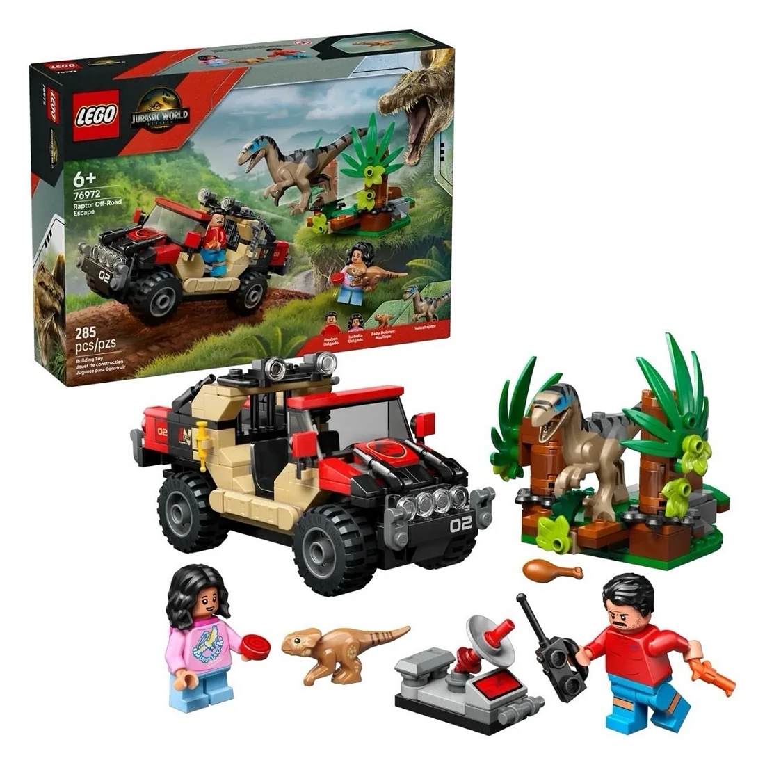 Lego 樂高 Movie 電影 76972  侏儸紀世界逃離迅猛龍越野大冒險
