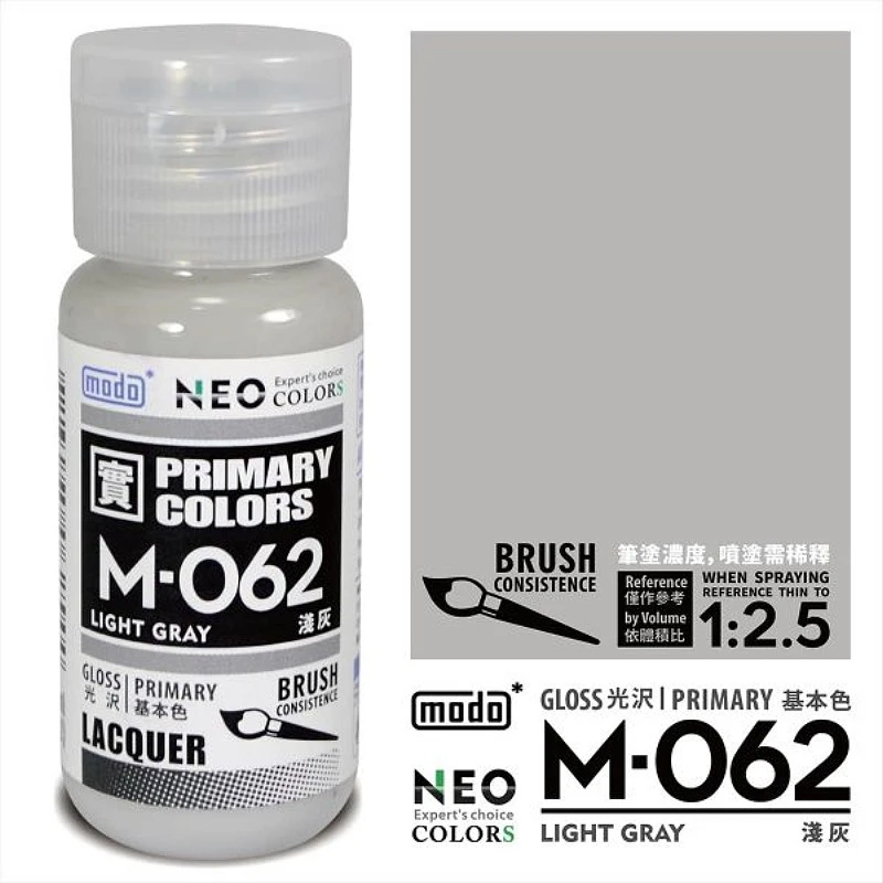 摩多製漆所 MODO 硝基漆 M-062 深灰色 30ml