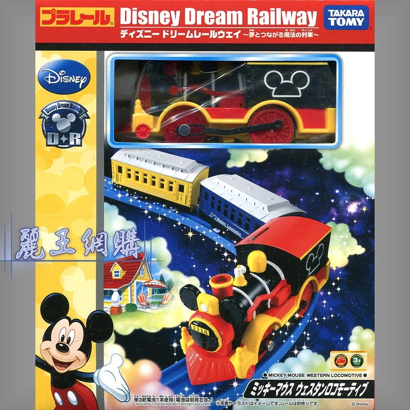 TakaraTomy Plarail Disney 米奇夢幻蒸汽機關火車