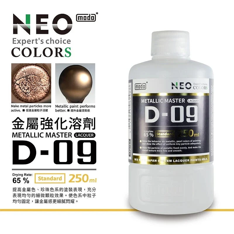 摩多製漆所 MODO D-09 金屬專用溶劑 250ml
