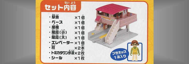TakaraTomy Plarail 火車配件 J-25 高架車站