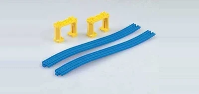TakaraTomy Plarail 火車配件 R-06 新爬升軌(附橋墩)