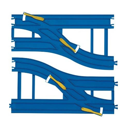 TakaraTomy Plarail 火車配件 R-15 複線Y型雙軌
