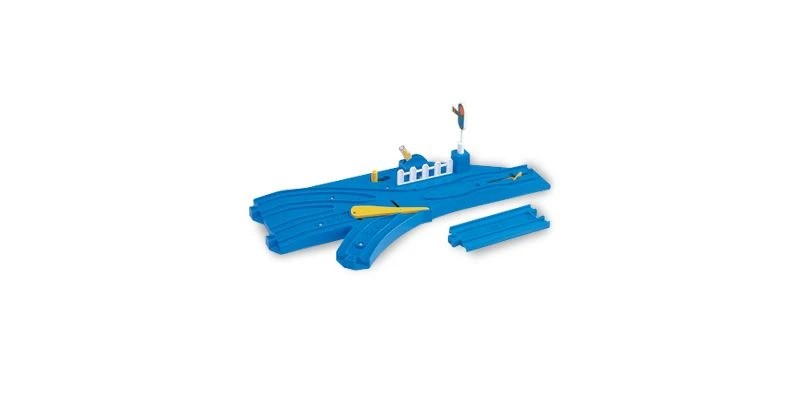 TakaraTomy Plarail 火車配件 R-16 1轉3 自動換軌轉轍器