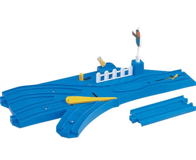 TakaraTomy Plarail 火車配件 R-16 1轉3 自動換軌轉轍器