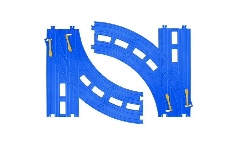 TakaraTomy Plarail 火車配件 R-28 複線R軌轉輒器