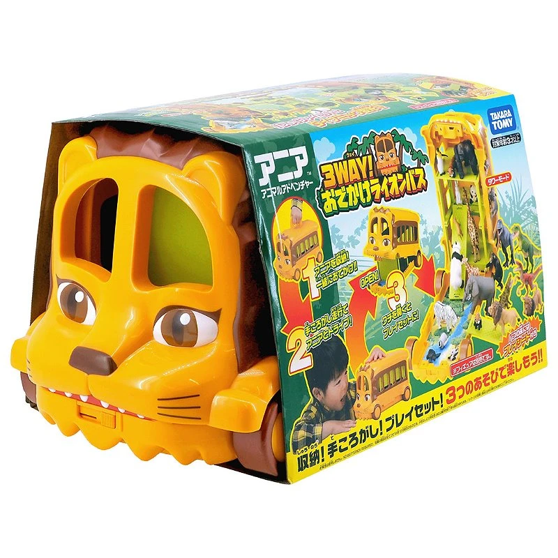 TakaraTomy ANIA 3Way! 獅子巴士帶著走