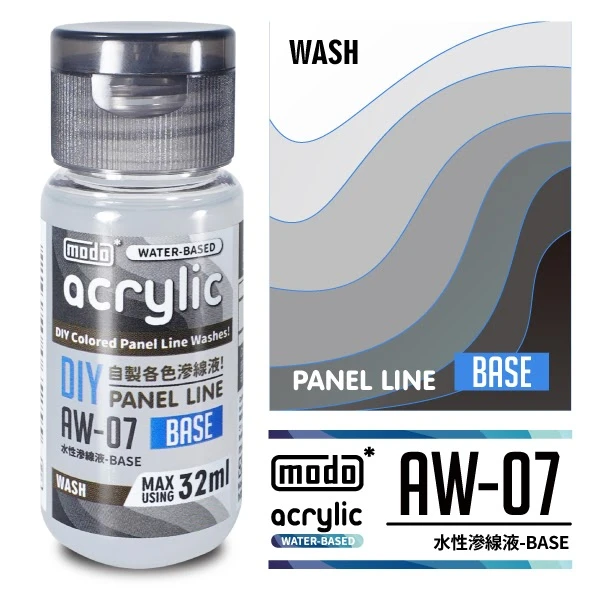 摩多製漆所 MODO acrylic 水性漆 輔助溶劑 AW-07 32ml 水性滲線液BASE
