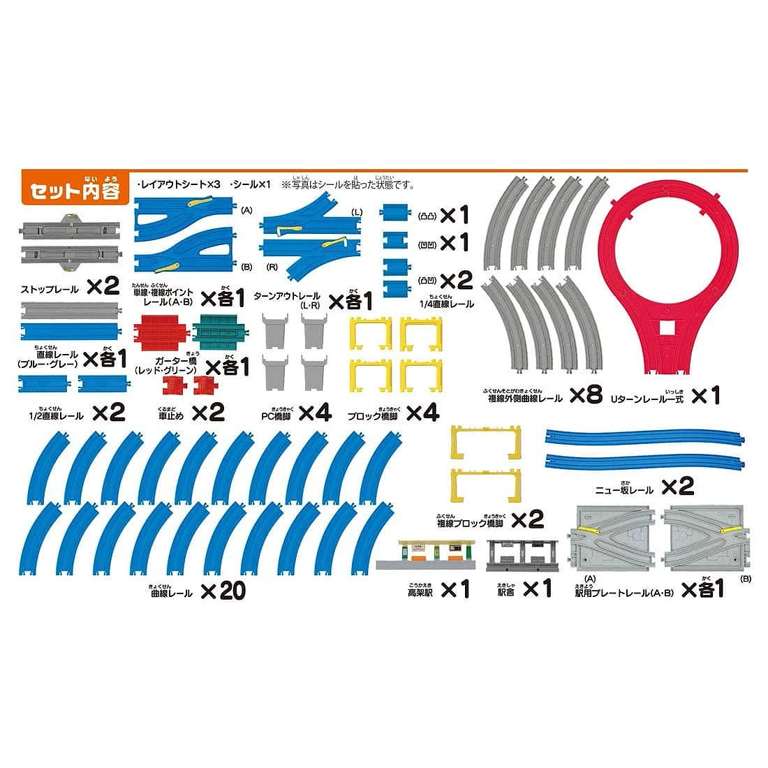 TakaraTomy Plarail DX豪華20種變化軌道組
