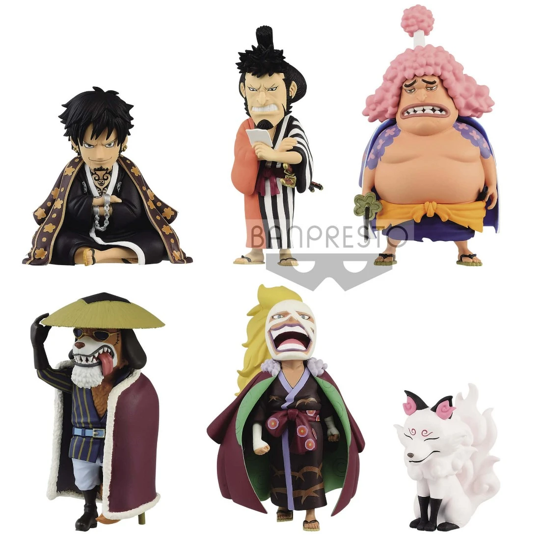 Banpresto 景品 海賊王 WCF 和之國 Vol.8 六款一套