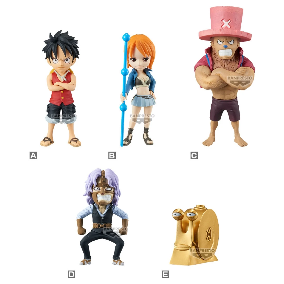 Banpresto 景品 海外限定 海賊王 WCF 司法島 Vol.1 半中盒6入