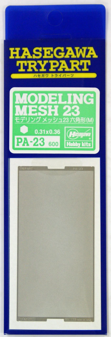 HASEGAWA 長谷川 PA-23 雷射金屬網片六角形綱目M