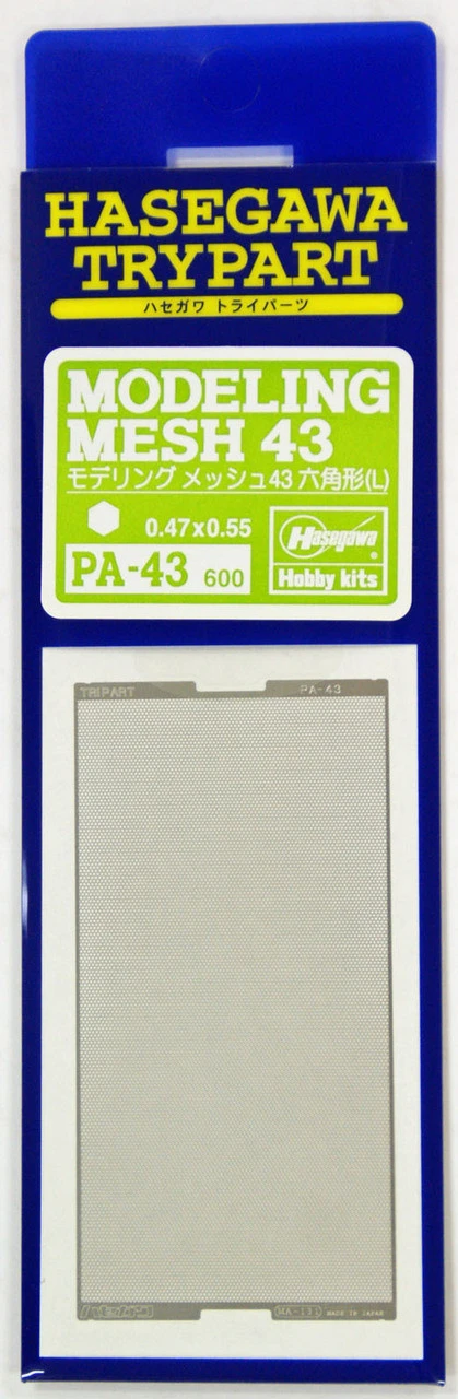 HASEGAWA 長谷川 PA-43 雷射金屬網片六角形綱目L