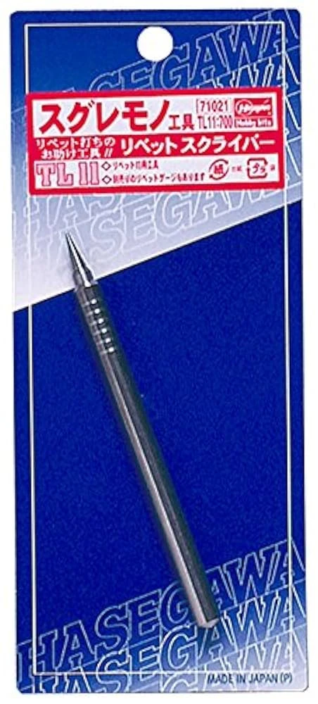 HASEGAWA 長谷川 TL-011 卯釘打孔凹線加工用 不鏽鋼製雕針