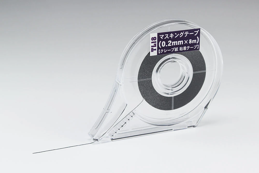 HASEGAWA 長谷川 TL-018 曲面凹凸面適用遮蓋膠帶 0.2MM*16M