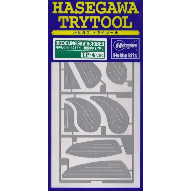 HASEGAWA 長谷川 TP-4 不鏽鋼製 模型用各種角度超薄鋸(刻)片工具