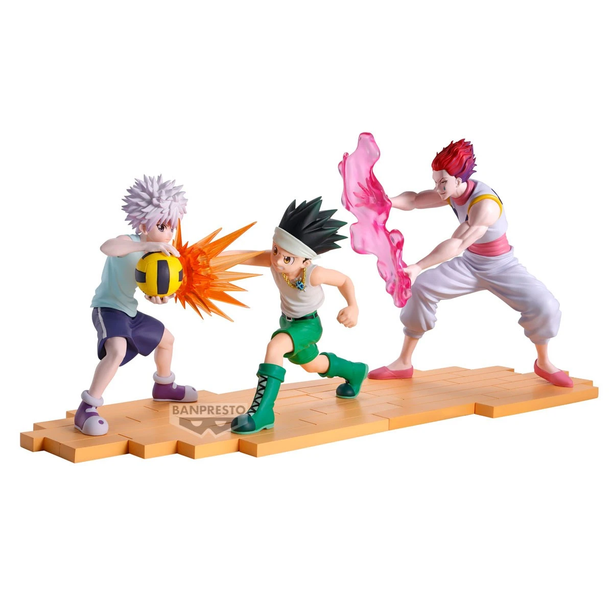 Banpresto 景品 獵人 貪婪之島 小傑 奇犽 西索 躲避球 三款一套