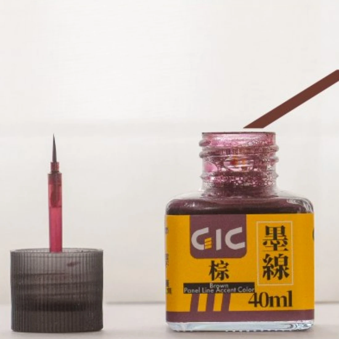 虎爪 GIC TW-01BR 水性墨線液 棕色 40ml