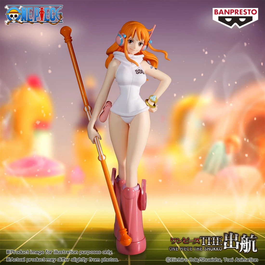 Banpresto 景品 海賊王 THE SHUKKO 娜美 蛋頭島