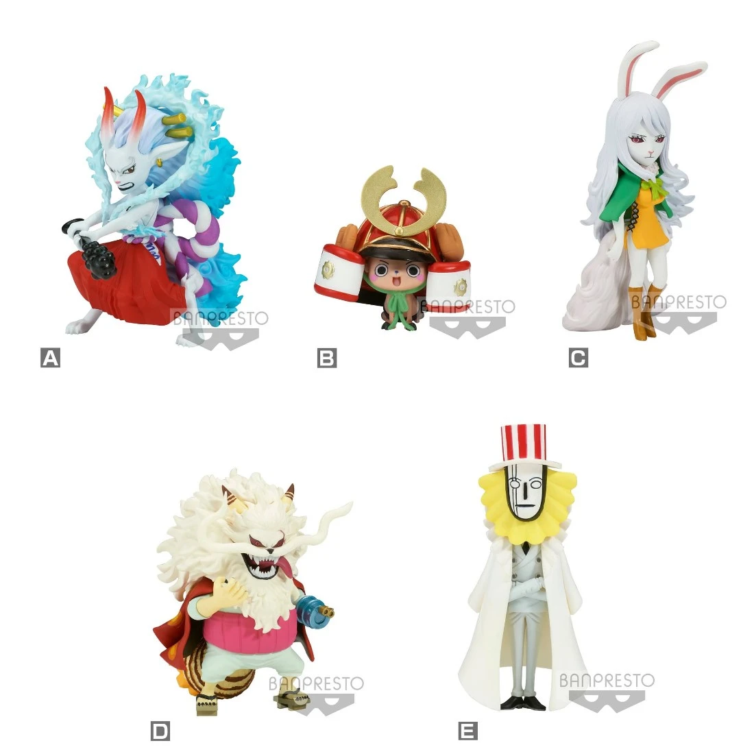 Banpresto 景品 海外限定 海賊王 WCF 和之國鬼島篇 Vol.7 半中盒6入