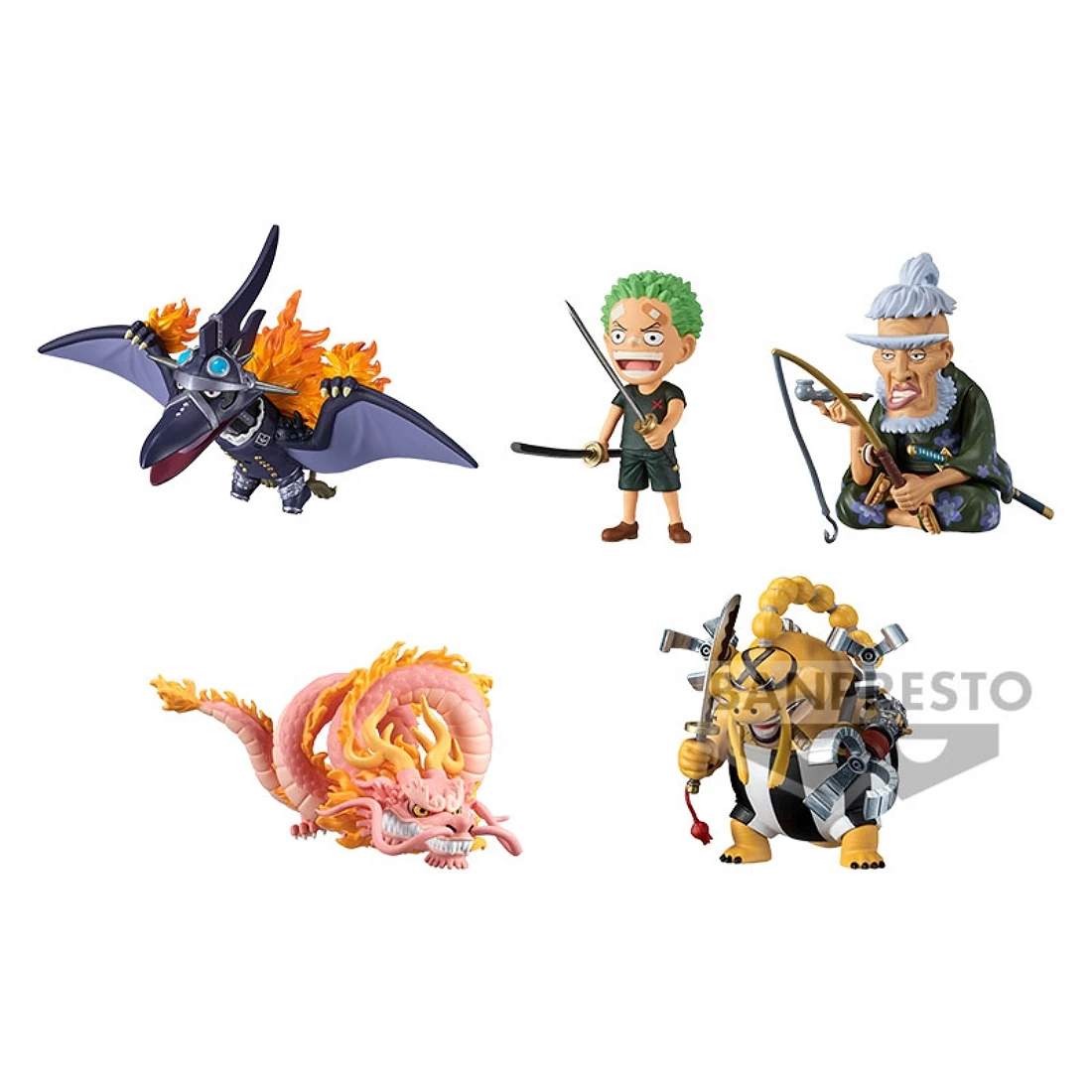 Banpresto 景品 海外限定 海賊王 WCF 和之國鬼島篇 Vol.10 半中盒6入