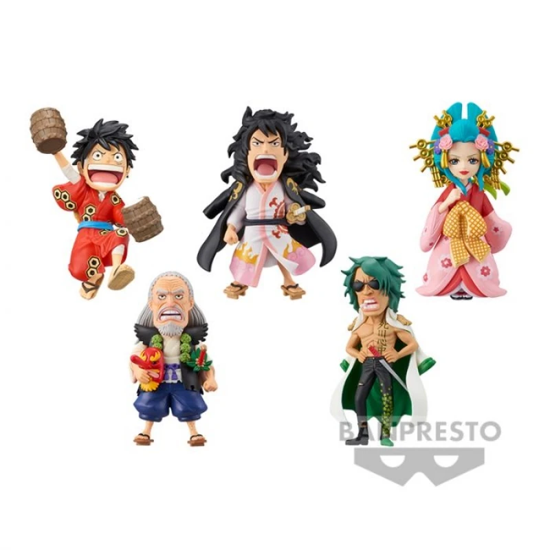 Banpresto 景品 海外限定 海賊王 WCF 和之國 完結篇 Vol.1 半中盒六入