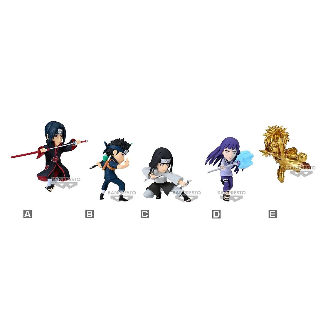 Banpresto 景品 海外限定 火影忍者 WCF NARUTOP99 Vol.3 半中盒六入