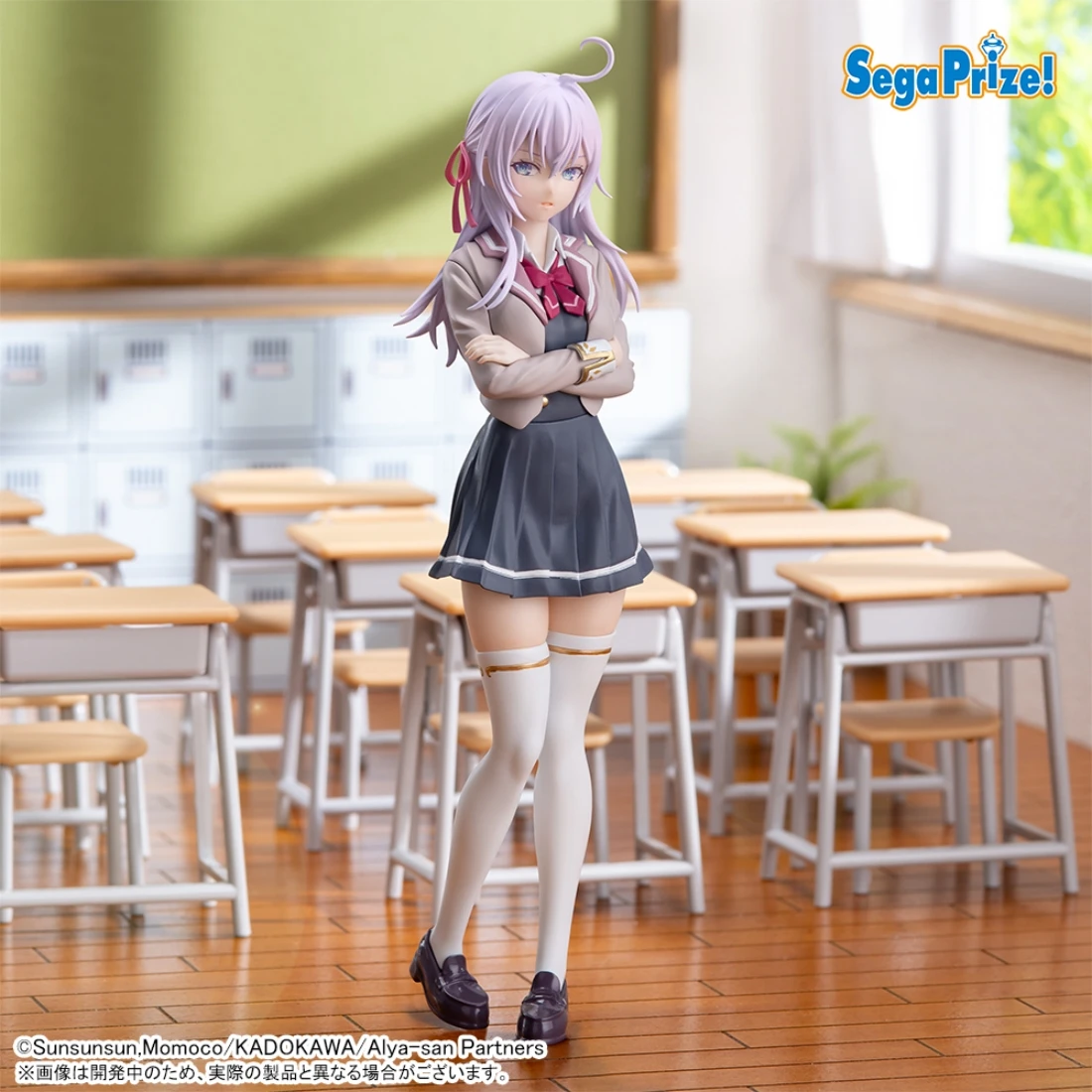 SEGA 景品 不時輕聲地以俄語遮羞的鄰座艾莉同學 Luminasta 艾莉 制服
