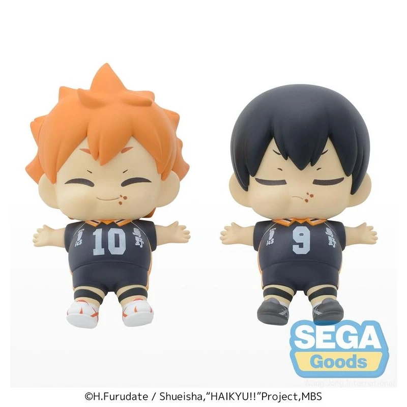 SEGA 景品 排球少年 吃飽飽 Q版 迷你公仔 日向翔陽 影山飛雄