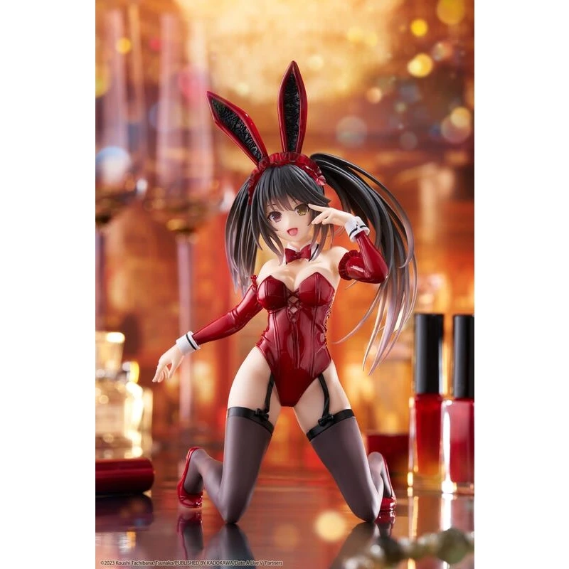 特價 TAITO 景品 約會大作戰 Desktop Cute 時崎狂三 兔女郎