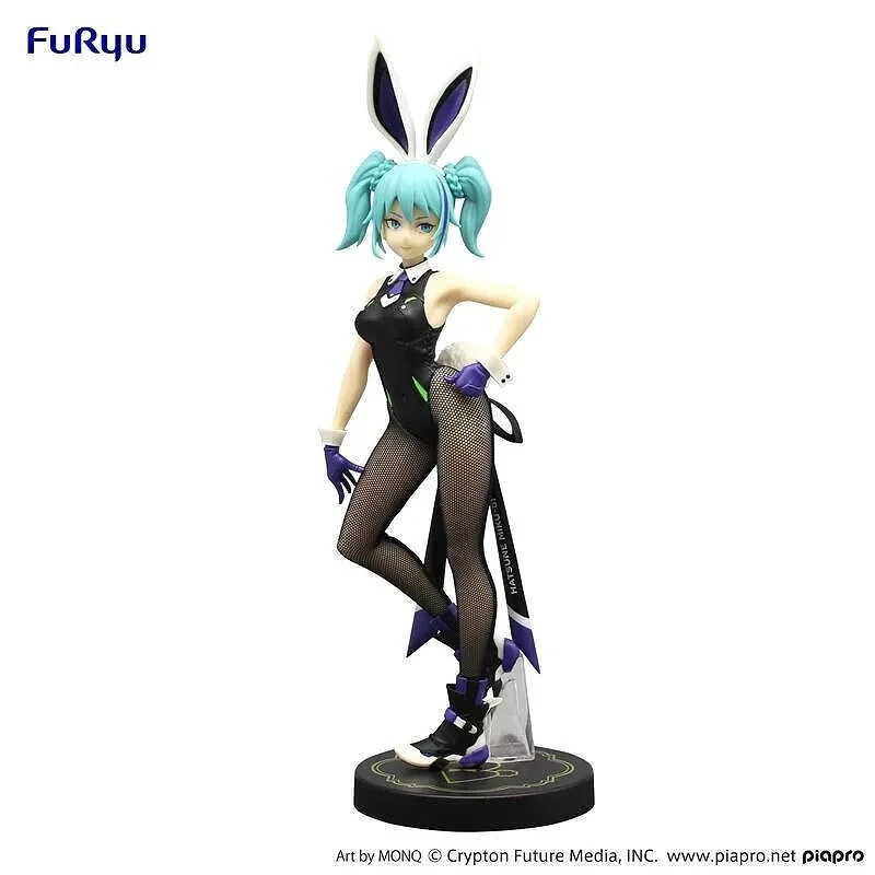 FuRyu 景品 BiCute 初音未來 兔女郎 紫羅蘭