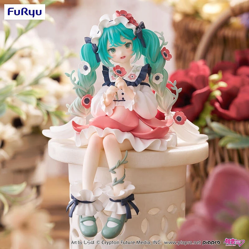 FuRyu 景品 初音未來 秋牡丹 花之妖精 泡麵蓋