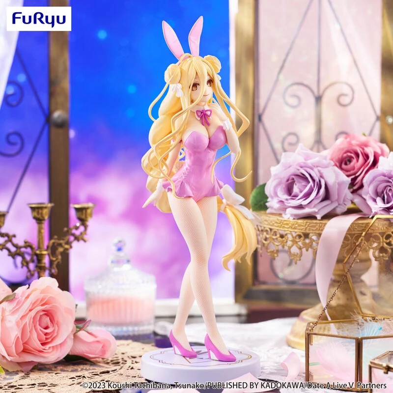FuRyu 景品 約會大作戰V BiCute 星宮六喰 兔女郎 粉色