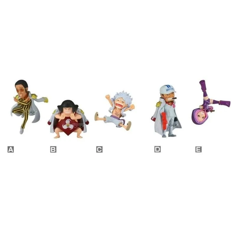 Banpresto 景品 海外限定 海賊王 WCF 蛋頭島篇 未來島 Vol.6 半中盒6入