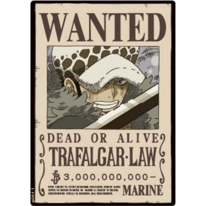 TAPIOKA 海賊王 羅 懸賞令 滑鼠墊