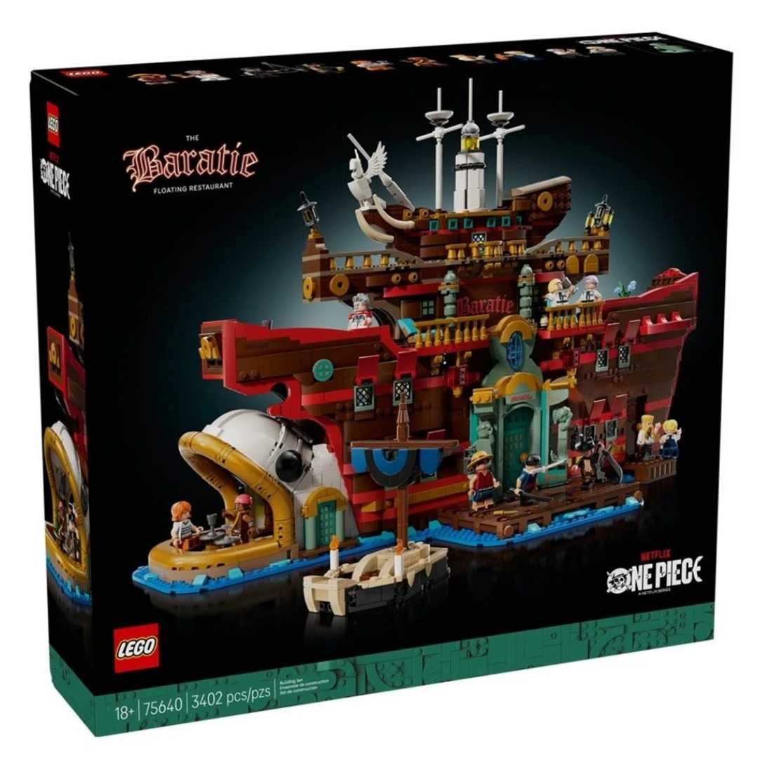 Lego 樂高 Netflix ONE PIECE 海賊王 75640 芭拉蒂海上餐廳