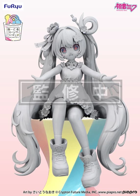 Furyu 景品 初音未來 10周年記念 泡麵蓋