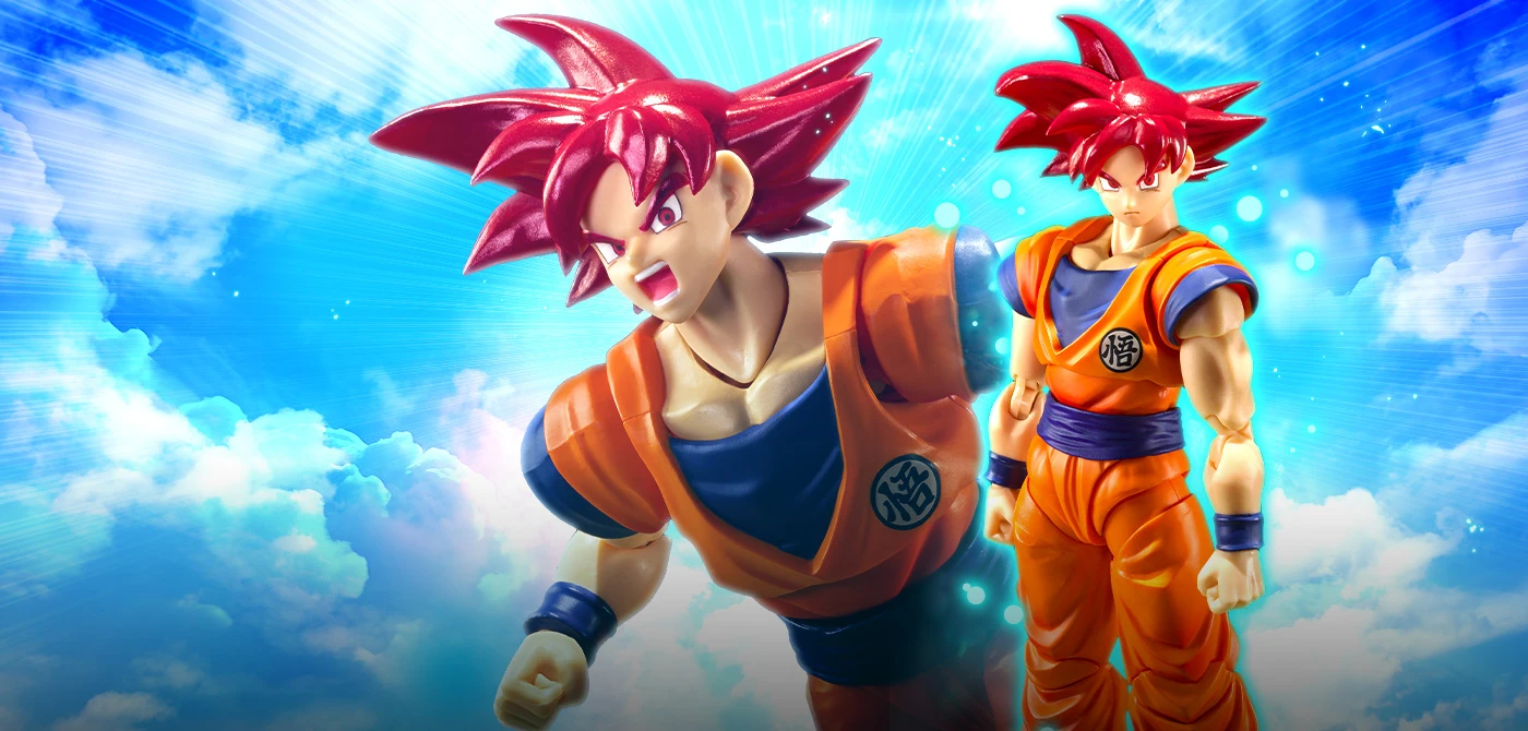 代理版 SHF 七龍珠超 孫悟空 正直之心的賽亞人之神