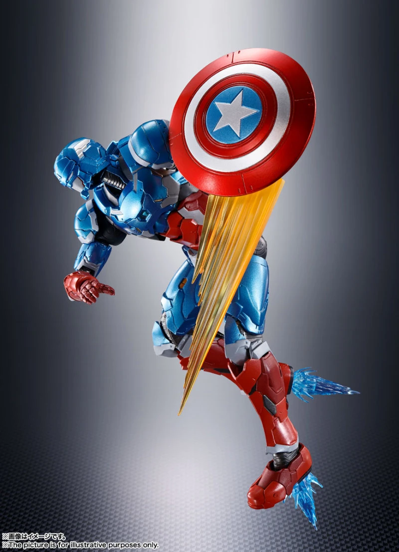 代理版 SHF 漫威 TECH-ON AVENGERS 美國隊長