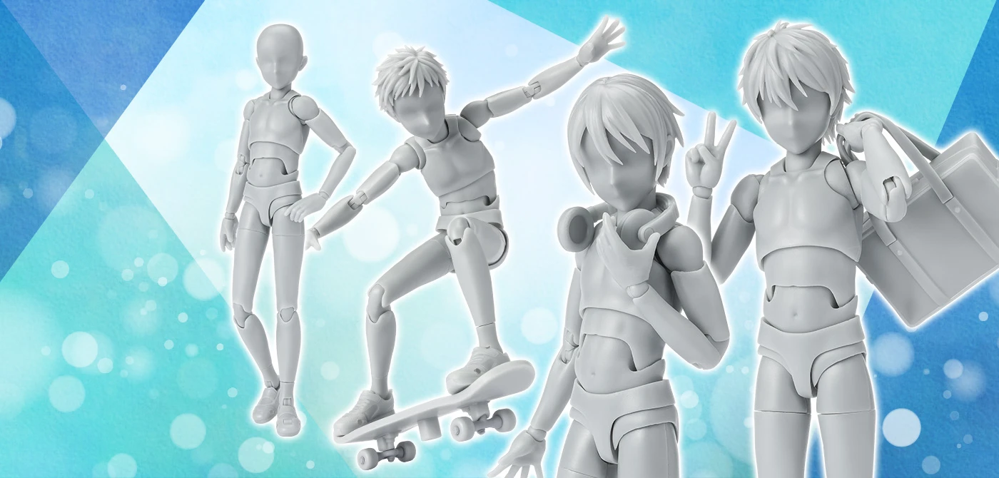 代理版 SHF 素體醬 男性素體 校園生活版 DX套組 灰色